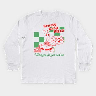 Krusty Krab Pizza Kids Long Sleeve T-Shirt
